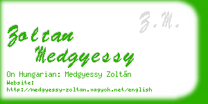 zoltan medgyessy business card